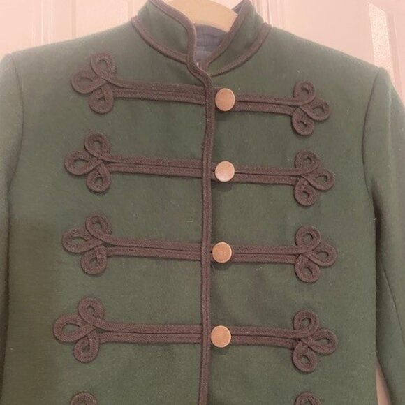 Ralph Lauren Green Embroidered Equestrian Blazer – Sz 4 - Picture 4 of 10